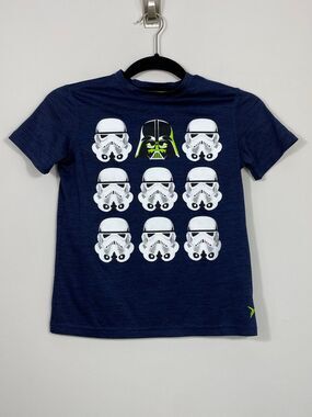 Old Navy Active Boys Star Wars Tee Darth Vader Stormtrooper S 6-7